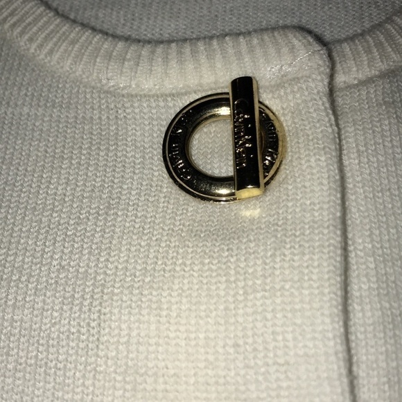 CALVIN KLEIN cardigan long sleeve button up sweater NEW vintage size M - Picture 3 of 9